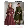 Simplicity 8768 Patron de couture pour robe de cosplay fantaisie Tailles 14-22