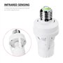 Surenhap E27 Adaptateur de Douille Ampoules LED Convertisseur de Douille Lumière d'ampoule avec capteur de Mouvement PIR 360 °, 