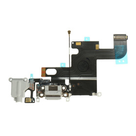 OnlyTech - Connecteur de charge pour iPhone 6 GRIS CLAIR - Nappe interne comprenant le connecteur de charge, la prise Jack, le m OnlyTech - Connecteur de charge pour iPhone 6 GRIS CLAIR - Nappe interne comprenant le connecteur de charge