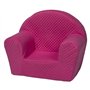 Velinda Fauteuil piqué pour Enfant (Couleur: Rose)