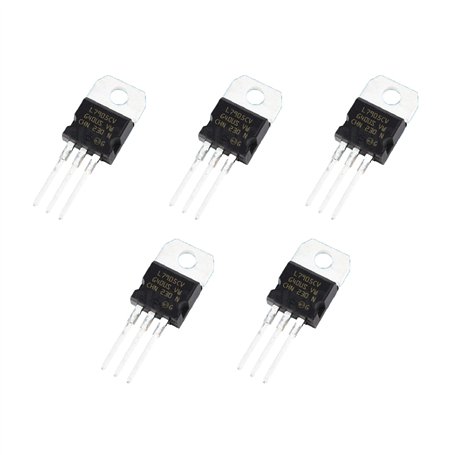 Kit de 5 régulateurs de tension négative -5V 1.5A 7905 L7905 L7905CV LM7905 LM7905CV TO-220