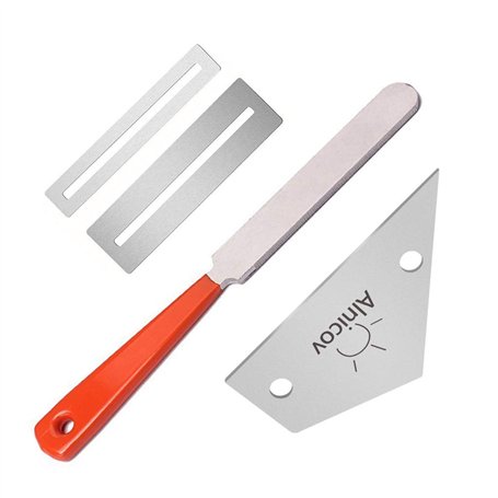 Alnicov Ensemble de 4 outils de polissage de guitare pour guitare acoustique