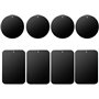 8-Pack de Remplacement de Support en métal plaques D. Sking de Voiture Support pour téléphone Portable plaques de Fer à Repasser