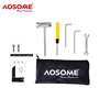 AOSOME Débroussailleuse Multifonction Thermique 4 en 1,Taille Haies, Tronconneuse, Rallonge - Débroussailleuse à Essence Profess
