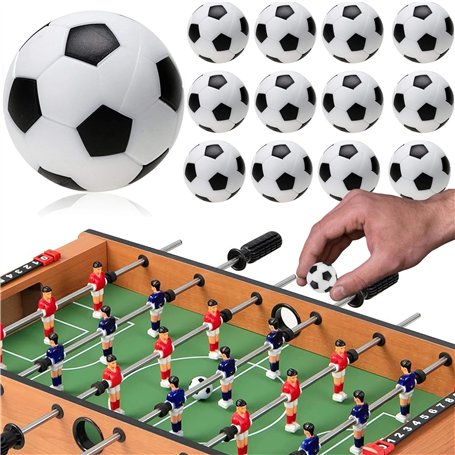 MINGZE 12pcs Balles Baby Foot