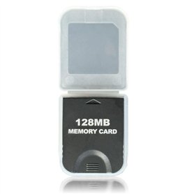 WICAREYO 128 Mo Black Memory Card Compatible pour Wii NGC WICAREYO 128 Mo Black Memory Card Compatible pour Wii NGC