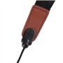 Sangle De Cou De Saxophone Sangle De Cou Noir Réglable en Cuir PU Souple Réglable Universellement avec des Pièces De Musique en