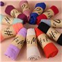 KINTRADE écharpe Longue Couleur Unie pour Femmes en Coton rétro drapé écharpe Hijab Grand châle élégant Rose Rouge