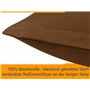 npluseins 1331.1812 Lot de 2 Housses de Coussin en Coton, Chocolat, ca. 40 x 60 cm