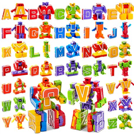 JOYIN Alphabet Robot Action Figure Jouets pour Enfants ABC Apprentissage
