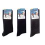 Lot de 3 paires de chaussettes longues en polaire pour homme Taille unique 39/46