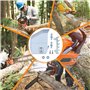 Haishine Couvercle de pignon de chaîne avec Crampon de Pare-Chocs pour STIHL 017 018 021 023 025 MS170 MS180 MS210 MS230 MS230 C