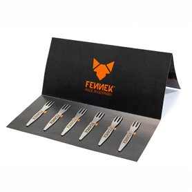 FENNEK Pique-fourchette | pour frites/saucisses/pique-nique/fête/barbecue | lot de 6 FENNEK Pique-fourchette | pour frites/saucisses/pique-nique/fête/barbecue | lot de 6