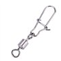 Pivot De Pêche 50 PCS 2 # 4 # 5 # 6 # 8 # en Acier Inoxydable Emerillons Connecteur/Agrafes de Pêche Roulants avec Quick Lock-Ou