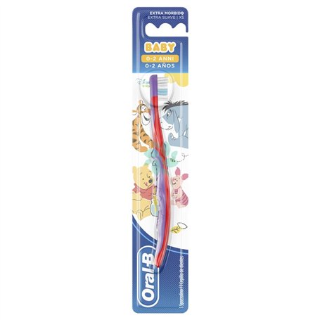 Brosse à dents Oral - B manuelle pour enfants avec personnages de Winnie l'ourson 0-2 ans