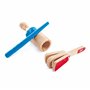Hape - Duo de Percussion en Bois : Cliquette et Güiro avec Baguette - Jouet Enfant en Bois dès 12 mois - Instrument de Musique p