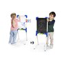 Chicos - Tableau Enfant 2en1: pour feutreseffaçables et craies de coleurs. Inclus 1 feutre et 10 craies. +36 mois (53029)