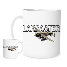 Mug en céramique avec logo Lancaster Bomber - 325 ml - Avec emblème de la Seconde Guerre mondiale Mug en céramique avec logo Lancaster Bomber - 325 ml - Avec emblème de la Seconde Guerre mondiale