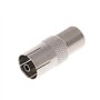 X5 Adaptateur Antenne TV Coaxial RF Femelle vers Connecteur à Vis Type F Embase Câble - Adaptout Marque Française