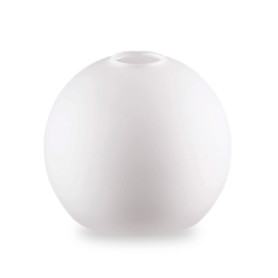 Abat-jour de rechange en verre blanc E14 - Diamètre du culot : 30 mm Abat-jour de rechange en verre blanc E14 - Diamètre du culot : 30 mm