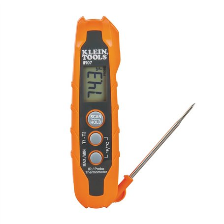 Klein Tools IR07 Thermomètre numérique double infrarouge et sonde LCD