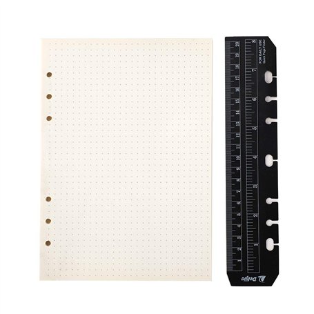YHH A5 Recharge Carnet/Bullet Journal avec Réglette