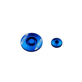 SCAR Kit bouchons moteur couvercle allumage Compatible avec YAMAHA YZ-F YZF 250 450 YZ450F MX 10-23 - Bleu SCAR Kit bouchons moteur couvercle allumage Compatible avec YAMAHA YZ-F YZF 250 450 YZ450F MX 10-23 - Bleu