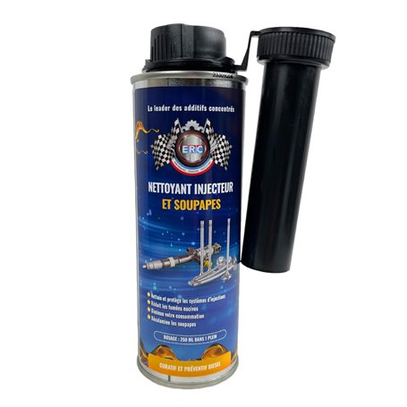 ERC – [Nettoyant injecteur et soupapes diesel] | Additif diesel | Nettoie les systèmes d’injection | Supprime les trous à l’accé