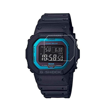 Zshion Lot de 3 films protecteurs d'écran ultra fins anti-explosion et anti-rayures pour Casio GW B5600 Transparent