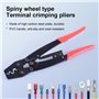 HS-16 1.25-16mm² Pince À Sertir Sertir Outil Fil De Coupe Terminal, Pince De Borne Cosses De Câble Coupeur Pince À Sertir