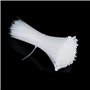 Collier Rilsan Zip Ties 100mm x 3mm Attaches Câble Résistant aux UV et à la Chaleur Blanche Lot de 1000 Pièces