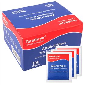 Lingette Desinfectante d'alcool à 75% Lingettes Emballées Individuellement pour Nettoyer Lunettes, Clavier, Téléphone et Tablett Lingette Desinfectante d'alcool à 75% Lingettes Emballées Individuellement pour Nettoyer Lunettes