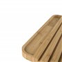 Pebbly - Grande Planche à Pain en Bambou Naturel - 32 x 26 cm - Avec Couteau à Pain Aimanté sur la Planche - Pratique pour Optim