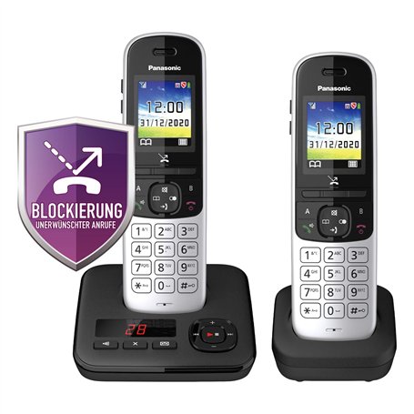 Panasonic KX-TGH722GS Noir [Version Allemande]