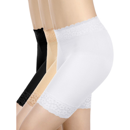 Boao sous-Vêtements Shorts de Sécurité en Dentelle (Noir