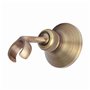 Garosa Support de pommeau de Douche Vintage Support fixé au Mur de Support de Bras de Douche en Laiton réglable en Laiton avec c