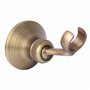 Garosa Support de pommeau de Douche Vintage Support fixé au Mur de Support de Bras de Douche en Laiton réglable en Laiton avec c