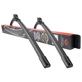 Paire de Balais d'Essuie-Glace Compatibles avec RENAULT LAGUNA III GRANDTOUR et COUPÉ à partir de 07/2007, 65 40 cm Essuie-Glace Paire de Balais d'Essuie-Glace Compatibles avec RENAULT LAGUNA III GRANDTOUR et COUPÉ à partir de 07/2007