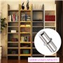FOGAWA 120Pcs Taquet Etagere 5mm Goupille Etagere Armoire Support Etagere Metallique en Acier Nickelé avec Capuchon pour Rajoute