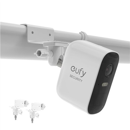HOLACA Support de Gouttière Universel Compatible avec l'eufycam 1/2/2C/2C Pro/3/3C/E/S3 Pro