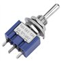 10 pièces 6A AC 125V Interrupteur à Bascule ON-OFF-ON 3 Positions 3 Broches 6mm Mini Interrupteur à Levier Marche/Arrêt/Marche p