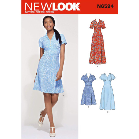 New Look N6594 Patrons et modèles de Couture