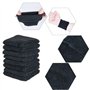 6 Paires Absorbants Poignet Bandeau Coton Sport Sweatband Eponge Poignet pour Uomini Donne Badm