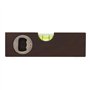 Balance à bulle en bois 15 cm - 1 pièce - Avec décapsuleur - Mesure précise avec petite balance de maçon - Appareil de mesure pr