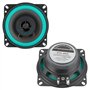 EBTOOLS Haut-Parleur Voiture LED 6cm 4 Pouces 100W Super Puissance - Tweeter Klaxon Pour Porte Véhicule - Audio Musique Noir + V