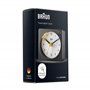 Braun Réveil analogique de Voyage Classique avec Fonction Snooze et lumière, Taille compacte, Mouvement à Quartz Silencieux, bip