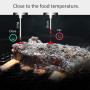 GalaFire 3 3/16 pouces Grand visage 300 ℃ Thermomètres pour barbecue Grill, Fumeur de bois Temp Jauge avec Tige allongée de 2 7/