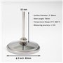 GalaFire 3 3/16 pouces Grand visage 300 ℃ Thermomètres pour barbecue Grill, Fumeur de bois Temp Jauge avec Tige allongée de 2 7/