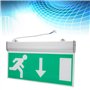 Lumière de Signe de Sortie de Secours de LED, Évasion de Sécurité Évacuation Indicateur lumière Haute luminosité Panneau d'indic