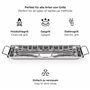 Blumtal Support Poulet - Support Cuisse De Poulet – Support Poulet Barbecue - Acier Inoxydable Robuste pour 12 Cuisses de Poulet